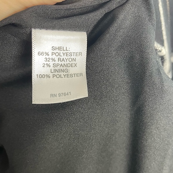 J. Jill Black Cream Windowpane Print Fill Zip Front Jacket Lined Size Large - Picture 9 of 9